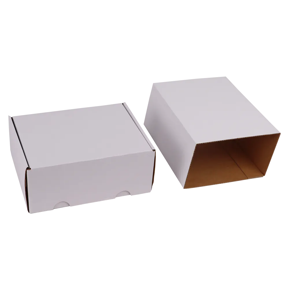 Scatole Ondulate Bianco-Avana