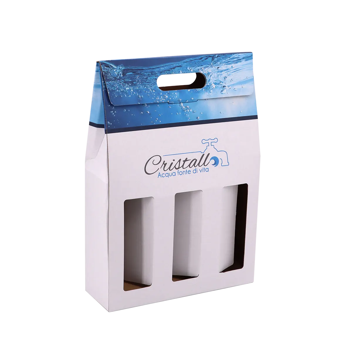Scatole Ondulate Bianco-Avana