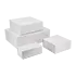 Scatola Calamita con biadesivi nei angoli - Bianco Perla